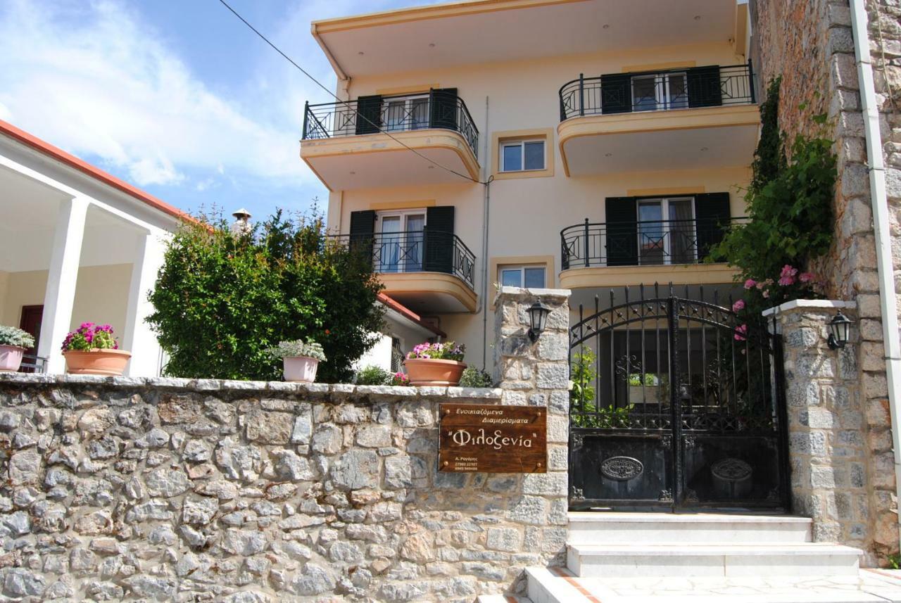 Ferienwohnung Filoxenia Levídhion Exterior foto